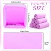 FillTouch 12 Pcs Foot Spa Kit for Girls Kids 12.5''x12.5''x8.3'' Foot Care Bath and 12''x28'' Hand Towels Washbasin Salon Towels Portable for Sleepover Spa Swim Birthday Party Supplies(Light Purple) view 2