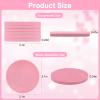 84 Pcs Facial Sponge Compressed, Luxiv Face Cleansing Sponge for Estheticians Compressed Makeup Sponge Round Wash Face Sponges for Women Compress Exfoliating Removal Sponge (Pink) view 2