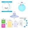 Acrylic Shower Shaving Mirror Men Women Anti Fog Travel, Rectangle view 4