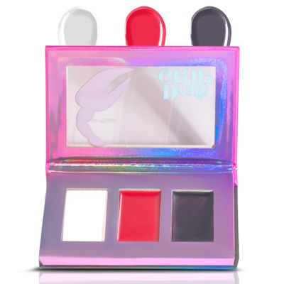 Profusion Cosmetics Sea Witch Face & Body Paint  Long-Wearing Cream Palette with 3 Richly Pigmented Shades, Smudge-Proof Formula for Creative Festival & Costume Makeup (Death Grip)