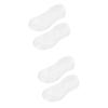 FOMIYES 2pcs Full Silicone Gel Socks for Foot Care Moisturizing Protector for Cracked Heels Reusable Foot Pads for Enhancing White view 1