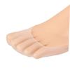 FOMIYES 2pcs Full Silicone Gel Socks for Foot Care Moisturizing Protector for Cracked Heels Reusable Foot Pads for Enhancing White view 3