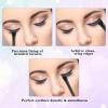 3 Pcs Fine Angled Eyeliner Brush Set - Precision Gel Eye Liner & Brow Tint Brushes - Ultra Thin Slanted Flat Angle Makeup Brush for Beauty Eye Makeup Tool view 3