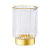 LEICURACE Makeup Brush Holder Organizer,Toothbrush Holders,Desk Pen Pencil Holder,Multifunctional Vintage Glass Brush CupL/White/A3-9-US view 1