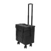 BAIODNB Makeup Rolling Train Case, Professional Makeup Organizer Suitcase Makeup Travel Case with Drawer, Large Makeup Trolley Cosmetology Case on Wheels for Manicurist, Beautician, Black view 1