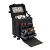BAIODNB Makeup Rolling Train Case, Professional Makeup Organizer Suitcase Makeup Travel Case with Drawer, Large Makeup Trolley Cosmetology Case on Wheels for Manicurist, Beautician, Black view 4