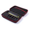 NOLITOY 2pcs Razor Case for Travel Sturdy Eva Shaver Organizer Mesh Pocket Easy Access Double Zipper Random Color view 2