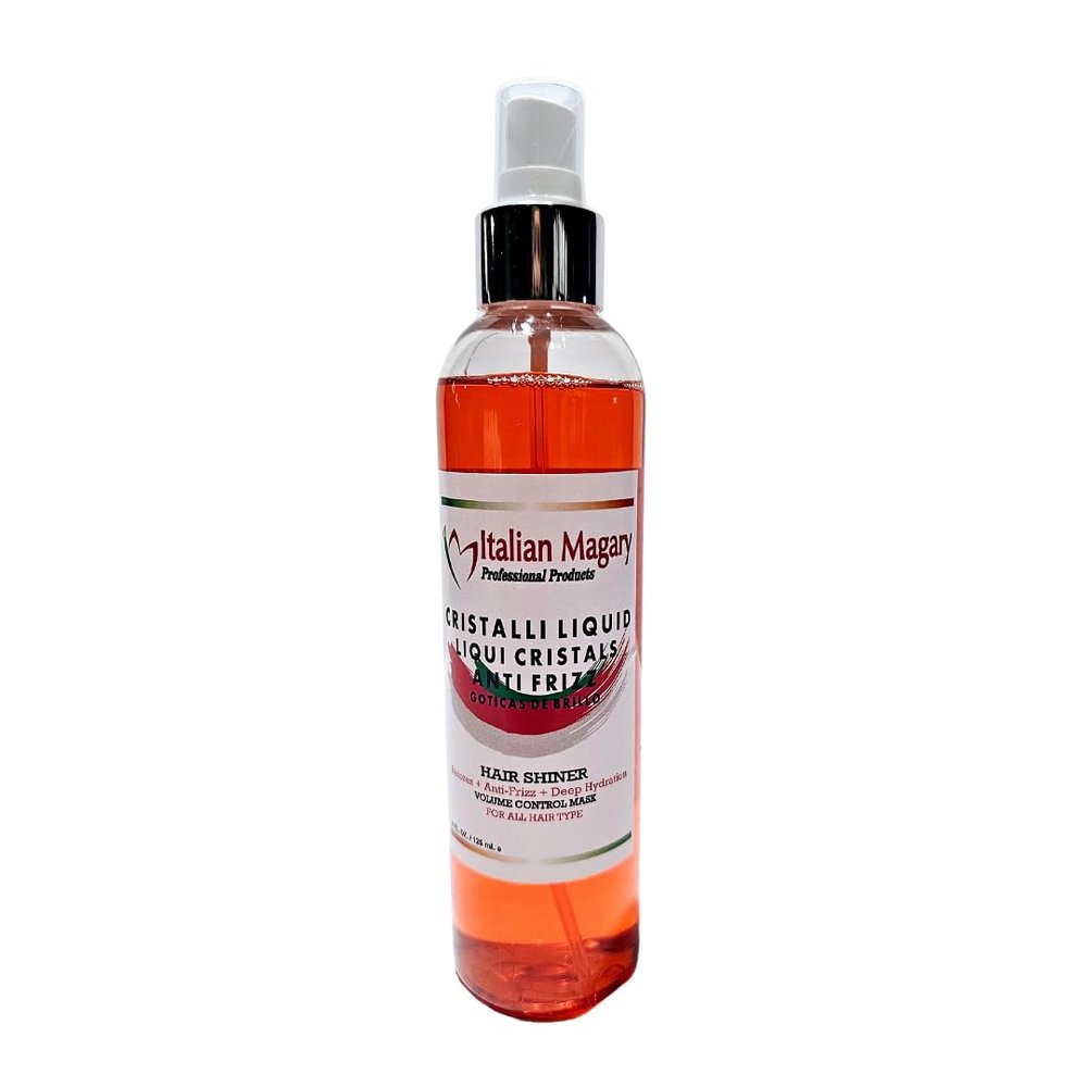NinthAvenue Basics Shine Spray, Anti-Frizz Spray, Deep Moisturizing, Repair and Shine Spray for Damaged Hair, All Tipe of Hairs, 250 ml, Orange