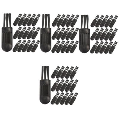 NOLITOY 400pcs Nose Hair Trimmer Cleaning Brush Ergonomic Electric Shaver Brush for Men and Lightweight Facial Hair Grooming Tool for Travel and Home Use