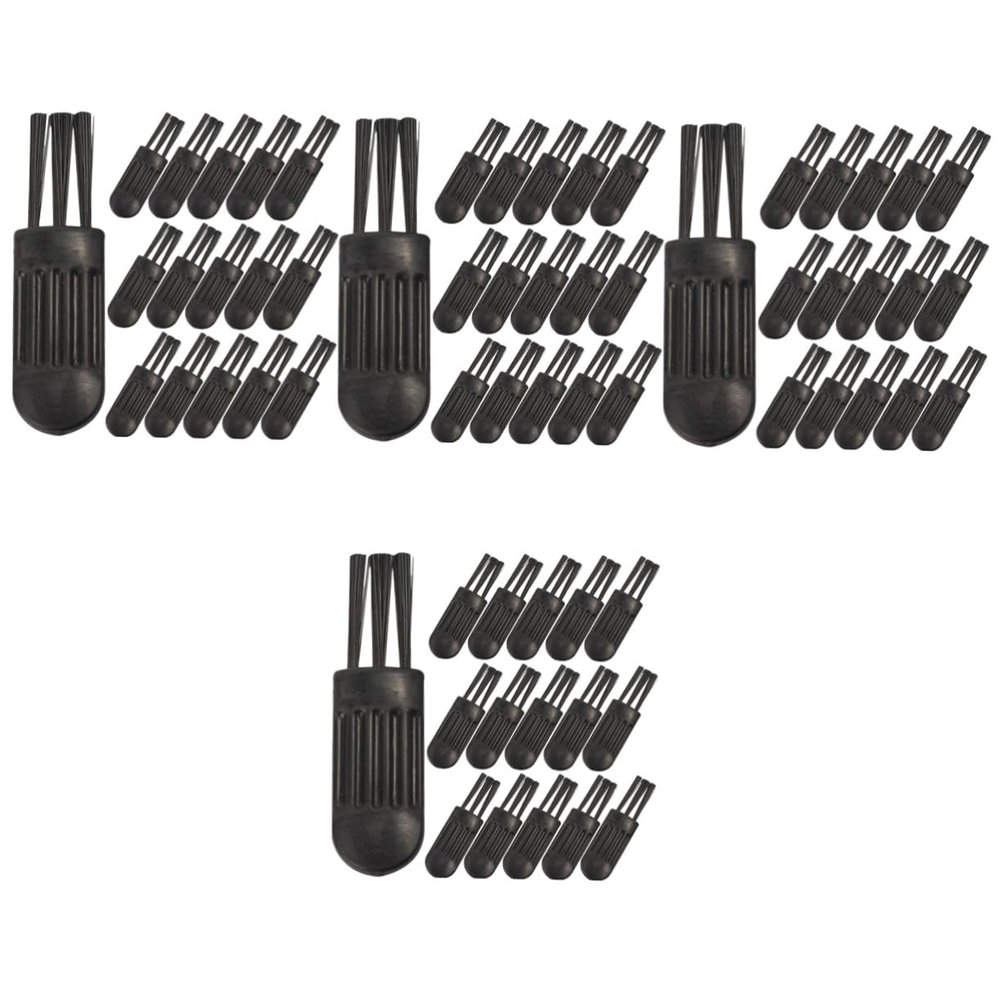 NOLITOY 400pcs Nose Hair Trimmer Cleaning Brush Ergonomic Electric Shaver Brush for Men and Lightweight Facial Hair Grooming Tool for Travel and Home Use