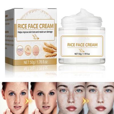 PEYNIR 1/2/3/5pcs crema de arroz para blanquear la piel,crema para las manchas de la cara,Cremas para Las Manchas de La Cara Oscuras, crema de arroz para la cara blanquear (1pcs,50ml)