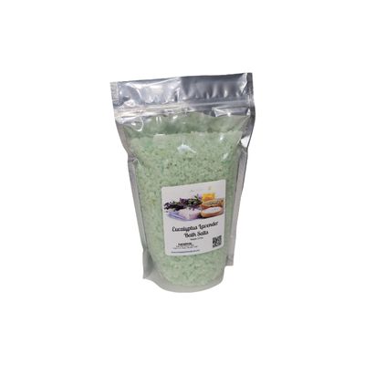 Bath Salts | 4lb Bag (64oz.) | Choose Your Scent | Epsom Salt | Sea Salt| Bathing | Body Care | Beauty | Relaxation | Spa | Pedicure | Manicure | Soak (Eucalyptus)