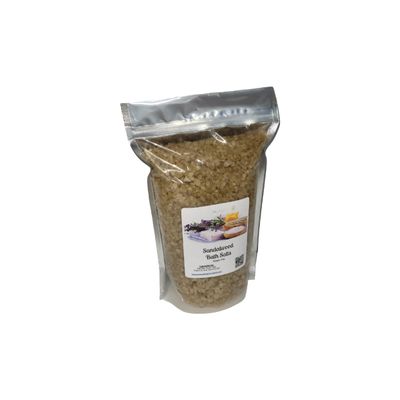 Bath Salts | 4lb Bag (64oz.) | Choose Your Scent | Epsom Salt | Sea Salt| Bathing | Body Care | Beauty | Relaxation | Spa | Pedicure | Manicure | Soak (Sandalwood)