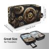 Ogniwo Steampunk Gears Toiletry Bag, Makeup Cosmetic Bag, Travel Bag For Toiletries, Storage Bag With Zipper view 4