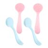 Outanaya 4pcs Silicone Face Cleansing Brush Facial Exfoliator and Scrubber for Deep Cleaning Blackhead Removal and Skin Massage and Colors view 1