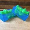 Alligator toy embedded glycerine soap bar great stocking stuffer, gift soap, fun soap, Easter basket filler view 2