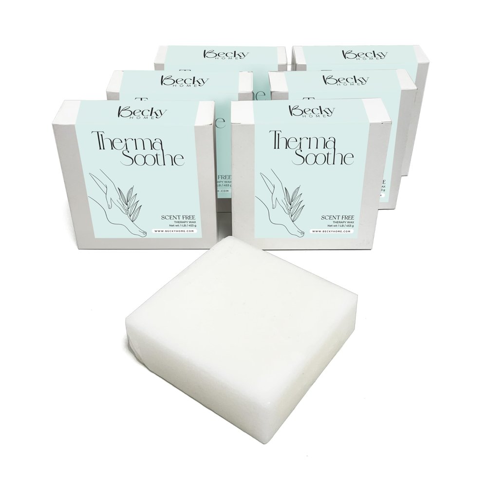Becky Home 6lb Unscented Paraffin Wax, for Hand and Feet, Use with Any Paraffin Wax Machine for Hand and Feet, Refills for Baths