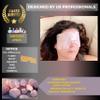 100% Authentic Rose Quartz Mask for Eyes Weighted Crystal Mask for Facials100% All Natural Cooling Stone Face MaskDiminish PuffinessSoothe Eye FatigueDark CirclesGift for women view 2