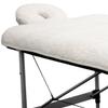 ForPro Premium Quilted Fleece Table Pad Set, Natural, Extra Soft, Hypoallergenic, for Massage Tables, Includes Massage Table Pad and Face Rest Cover view 1