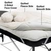 ForPro Premium Quilted Fleece Table Pad Set, Natural, Extra Soft, Hypoallergenic, for Massage Tables, Includes Massage Table Pad and Face Rest Cover view 4