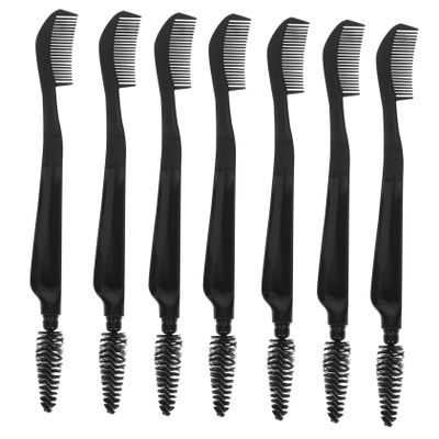 Beatifufu 10pcs Dual-sided Eyebrow Brush and Eyelash Comb Lash Separator and Brow Styling Tool for Precise Makeup Application Portable for Women and Makeup Lovers