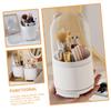 Amosfun Makeup Organizer Box Brush Holder Lid Rotating Storage Cup for Cosmetics Desktop Makeup Organizer view 3