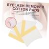 Mikinona 400pcs Eyelash Removal Cotton Sheets Gentle Eyelash Grafting Tools for Salon Personal Use Soft Eye Pads for Makeup Lash Extensions Safe Non-irritating White view 4