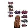 10 Pcs Double Flower Rhinestone Hair Clips fancy decorative hair clip hair accessories for women crystal hair barrettes hair decorations women thick hair view 1
