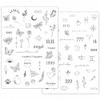 Rasmet Silicone Tattoo Training Pad - 1.5mm Thickness, Double Sided, Pre-printed Gray Design, Fine Line, Tiny Tattoo Practice Skin for Line Practice & Shading (3PCS White Pad) view 3