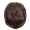 GRFIT Men Toupee Brown Men's Toupee Poly Coating Fine Mono NPU Hairpieces Straight Indian Human Hair Mens Human Hair Replacement Systems Men Hair Tropper (Color : 30mm Wave Toupee 120%, Size : 6x9) view 2