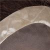 GRFIT Men Toupee Brown Men's Toupee Poly Coating Fine Mono NPU Hairpieces Straight Indian Human Hair Mens Human Hair Replacement Systems Men Hair Tropper (Color : 30mm Wave Toupee 120%, Size : 6x9) view 3