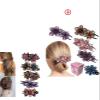 10 Pcs Double Flower Rhinestone Hair Clips fancy decorative hair clip hair accessories for women crystal hair barrettes hair decorations women thick hair view 1