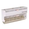 GIFZES Transparent Lid Storage Container Sock Sure Here's A Product Title for Listing Wall Box Punch-Free Self-Adhesive Multi Compartments Anti-Slip Bathroom White view 1