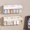GIFZES Transparent Lid Storage Container Sock Sure Here's A Product Title for Listing Wall Box Punch-Free Self-Adhesive Multi Compartments Anti-Slip Bathroom White view 2