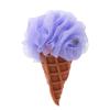 KSTZGTA Ice Cream Bath Sponge Body Scrubber Loofah Mesh-Ball for Body Wash Bathroom Men Women Cleaning Accessories Shower Sponge for Body, Purple view 1