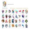 32 Sets of Temporary Tattoo Stickers Watercolor Design DIY Animals Small Temporary Tattoos for Adults and Children view 3