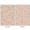 3PCS Rasmet Silicone Tattoo Training Pad 1.5mm Thickness Double Sided Pre-printed Gray Design Fine Line Tiny Tattoo Practice Skin for Tattoo Line Practice Tattoo Shading (3PCS Beige Pad) view 3