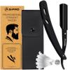 ASIPRO Straight Razors for Men + 100 Straight Edge Razor Blades & Case Gifts Mens Straight Razor for Shaving Navajas Para Barbero Barber Razors for Men view 1