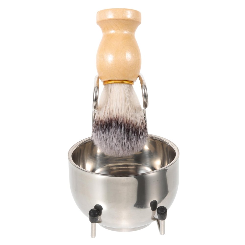 NOLITOY Men's Shaving Brush Set Barber Brush Kit for Men Beard Shaving Cream Tool
