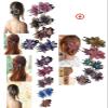 15 PCS Double Flower Rhinestone Hair Clip Elegant hair Accessories Long Hair Adult Hair Jewelry For Women Crystal Thick Hairpin view 1