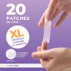 PatchRx Large Pimple Patches for Face (20 Pack), Hydrocolloid Acne Patch, Hydrocolloid Bandages, Big Pimple Patches, Large Acne Patch view 3