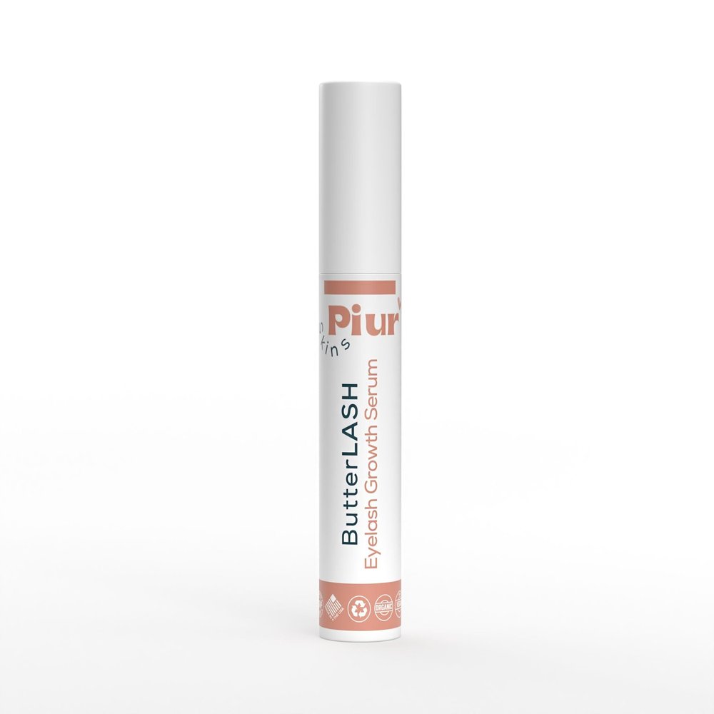 Piur Skins Elite Organic Eyelash Enhancing Serum - Luxurious Growth Formula with Castor, Almond & Rosemary Oils - 10ml