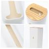 Amosfun 1piece Wall-mounted Cotton Pad Organizer Dustproof Storage Case for Makeup Wipes Versatile and Space-saving Design for Bathroom Hotel Home view 2