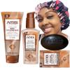 Zomac Facial Care Gift Set, Includes Ambi Black Soap Cleansing Bar, Ambi Gentle Exfoliating Wash, Ambi Black Soap Facial Cleanser and Satin Bonnet. Gift Bag included view 1