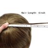 Toupee for Men Full French Lace Human Hair System For Men Bleached Knots Mens Hair Replacement System Breathable Full Lace Hairpiece8"X10"#7 Very Light Brown-90% density view 4