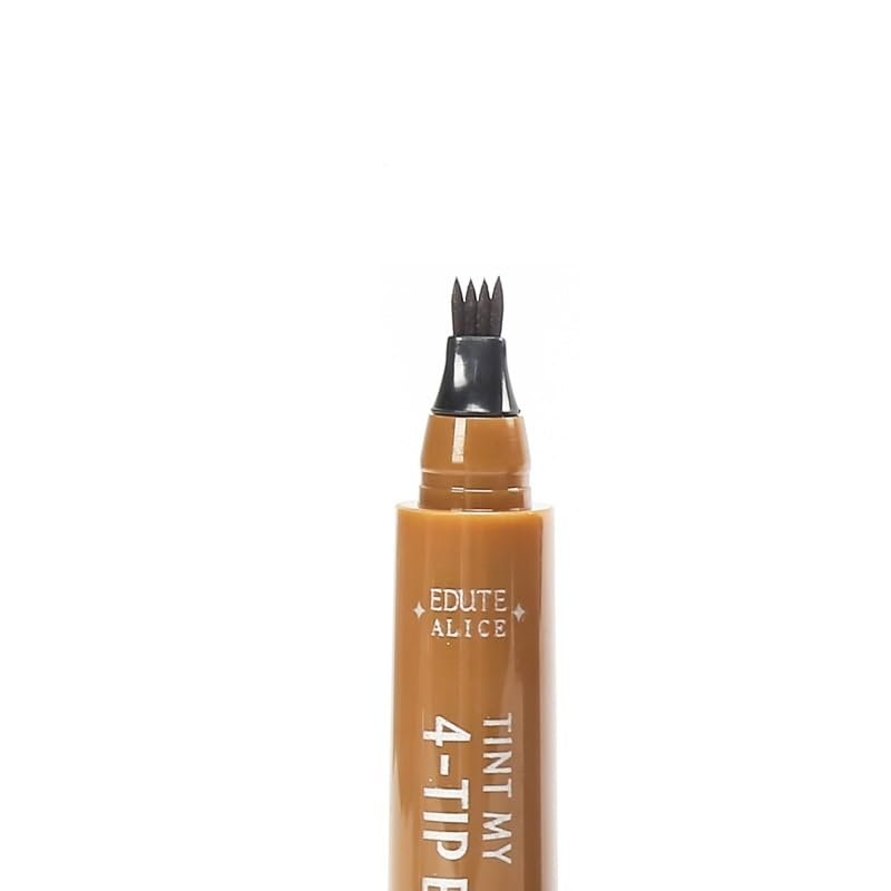 Eyebrow Pencil, Waterproof Natural Black Color, Fast Drying Liquid Formula, 5 Shade Options (1# Light brown)