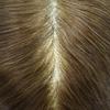 Toupee for Men Full French Lace Human Hair System For Men Bleached Knots Mens Hair Replacement System Breathable Full Lace Hairpiece8"X10"#5 Mid-light Brown-80% density view 4