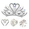Beatifufu Bridal Swan Crown Alloy Tiara for Women Wedding Bride Jewelry Lightweight Elegant Headpiece with Sturdy Structure and Detailed Workmanship Stylish Side Comb Hair Accessory view 4