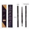 NinthAvenue Basics Head Eyebrow pencil female natural not easy smudgeon thrush beginners rotary automatic triangle double head eyebrow pencil waterproof (05 Dark coffee) view 3