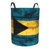 Bahamas Flag Circular Hamper Lasting Organization Bedroom Bathroom Dcor view 3